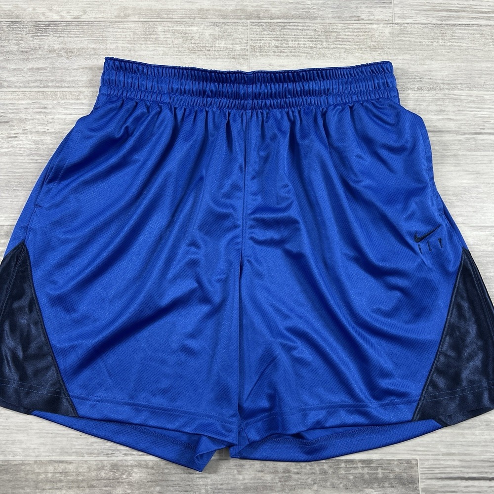 Nike Women's Dri-Fit iSoFly Basketball‎ Shorts Loose DH7363-481 BLUE Size Large